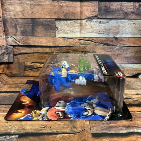 Sonic the Hedgehog 3 Movie Action Figure with Master Emerald Jakks Pacific 5" - Picture 6 of 7